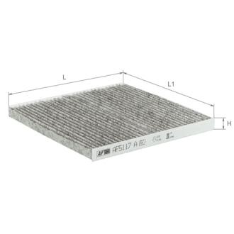 Фільтр салону ALPHA FILTER AF5117A