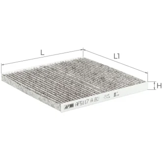 Фільтр салону ALPHA FILTER AF5117A