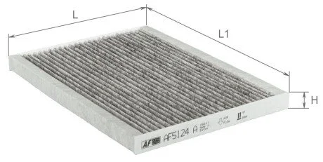 Фільтр салону вугільний ALPHA FILTER AF5124A
