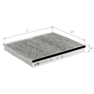 Фільтр салону ALPHA FILTER AF5125A