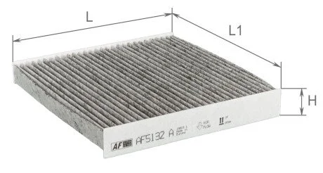 Фільтр салону вугільний ALPHA FILTER AF5132A