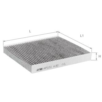 Фільтр салону ALPHA FILTER AF5151A