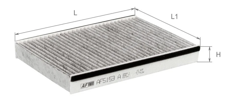Фільтр салону ALPHA FILTER AF5153A (фото 1)