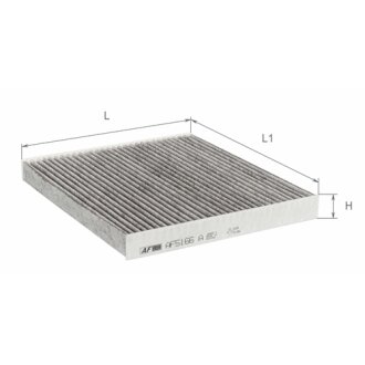 Фільтр салону ALPHA FILTER AF5166A