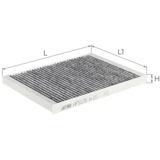 Фильтр салона угольный ALPHA FILTER AF5176A