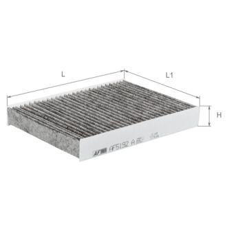 Фільтр салону ALPHA FILTER AF5192A