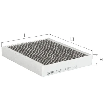 Фильтр салона ALPHA FILTER AF5206A