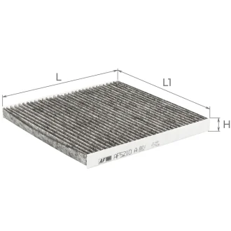 Фільтр салону вугільний ALPHA FILTER AF5210A