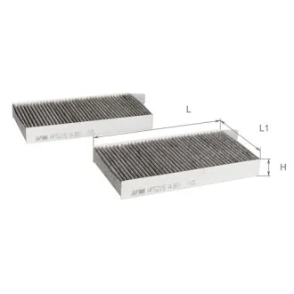 Фільтр салону к-т 2 шт ALPHA FILTER AF5215A-2