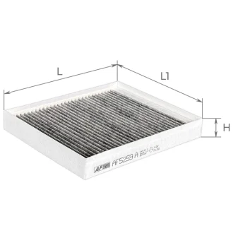 Фильтр салона KIA OPTIMA IV 15- угольный (пр-во) ALPHA FILTER AF5259A