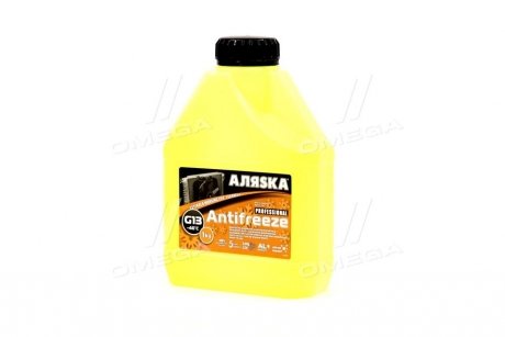 Антифриз Аляска ANTIFREEZE-40 (желтый) Канистра 1л/0,98 кг АЛЯSКА 5369 (фото 1)