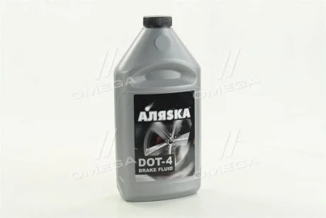 Жидкость тормозов. DOT4 (серебро) 750г АЛЯSКА 5438