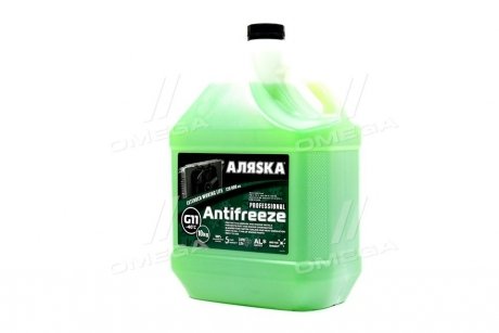 Антифриз Аляска ANTIFREEZE-40 (зеленый) Канистра10л/9,83кг АЛЯSКА 5523 (фото 1)
