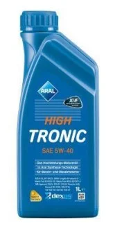 Масло моторное 5W-40 синтетика 1 л Aral HighTronic C3 SN/CF ARAL 1505B4