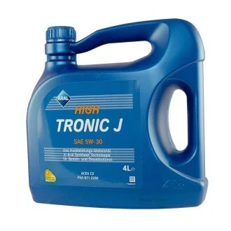 Масла моторные Aral HighTronic J 5W-30, 4л ARAL 1555F7