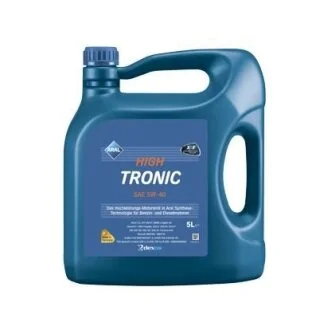 Масло моторн. Aral High Tronic 5W-40 C3 VW 502.00, 505.01, MB 229.31, 229.51, BMW LL04 (Канистра 5л) ARAL 20635