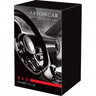 Освіжувач повітря CAR Perfume 50мл Glass Red Areon 00000028009 (фото 1)