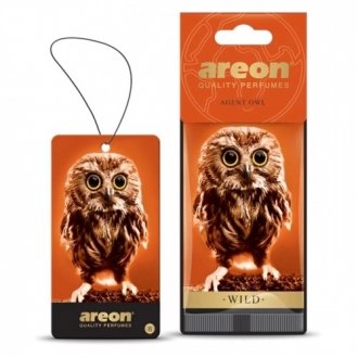 Освіжувач повітря сухий листок Wild Agent Owl (AW08) Areon 00000061756