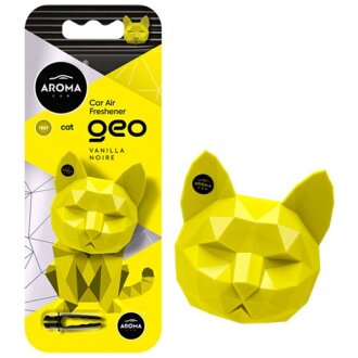 Фото ароматизатор на дефлектор Car Geo Cat Yellow Vanilla Noire Aroma 12152 Ароматизатор на дефлектор Car Geo Cat Yellow Vanilla Noire Aroma 12152