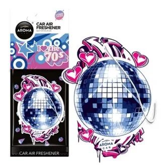 Ароматизатор Car Cellulose BACK TO 90\' & 70\' Disco Ball Aroma 83271