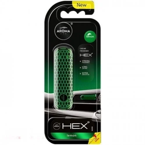 Ароматизатор на дефлектор Car HEX 10g - LEMON Aroma 83579 (фото 1)