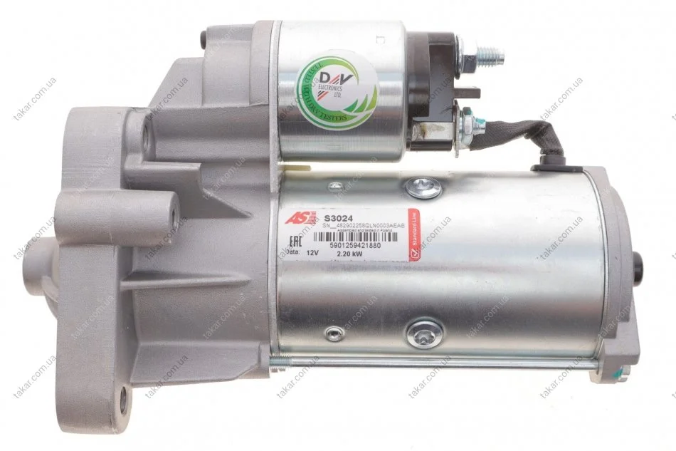 Стартер 12V 2.20kW AS S3024 (фото 1)