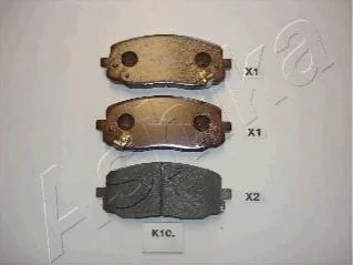 Колодки тормозные дисковые ASHIKA 50-0K-010 (фото 1)