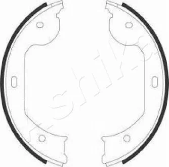 Тормозные колодки задние барабанные ASHIKA 55-00-0104