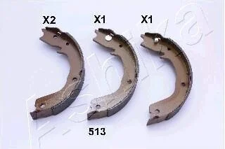 Гальмівні колодки барабанні ASHIKA 55-05-513