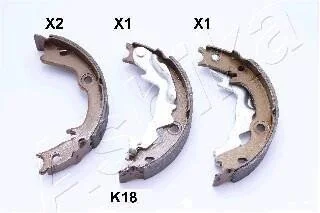 Тормозные колодки задние барабанные ASHIKA 55-0K-K18