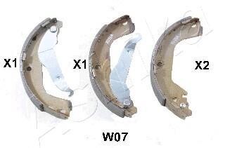 Колодки тормозные барабанные (комплект 4 шт.)) ASHIKA 55-0W-W07