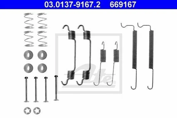 Комплектующие для тормозных колодок ATE 03013791672 (фото 1)