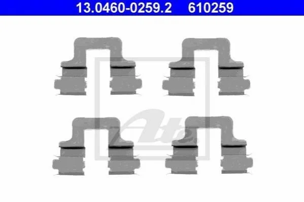 Комплект монтажный тормозных колодок ATE 13046002592 (фото 1)