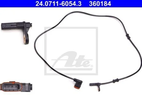 Датчик ABS (ABS) задний левый. ATE 24.0711-6054.3