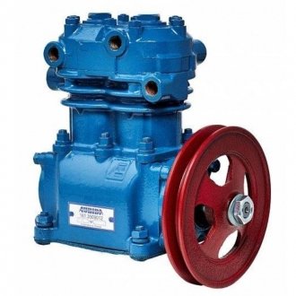 Компрессор 2-цилиндровый со шкивом (D 173) КРАЗ, МАЗ (выр-во г.Паневежис)) Аурида 161.3509012