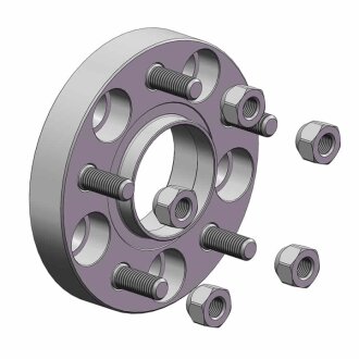 Проставка для вильоту коліс на Nissan 25мм 5x114,3 dia 66,1 (STUD12x1.25) Autoprostavka 1002-04-14/25