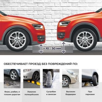 Проставки задних пружин 20 мм Nissan Primastar Autoprostavka 1002-15-042/20