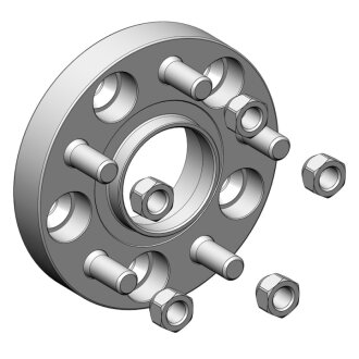 Проставка для розвалу коліс на Buick 25 мм, 5x120, dia 66,9 (STUD14x1.5) Autoprostavka 1069-04-118/25