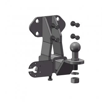 Фаркоп съемный под американский квадрат - Toyota Land Cruiser Prado 120 тип AB Autoprostavka 2001-59-3