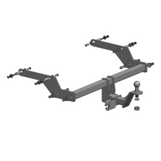 Фаркоп знімний під американський квадрат - Nissan Almera G15 седан 2012- Autoprostavka 2002-04-03