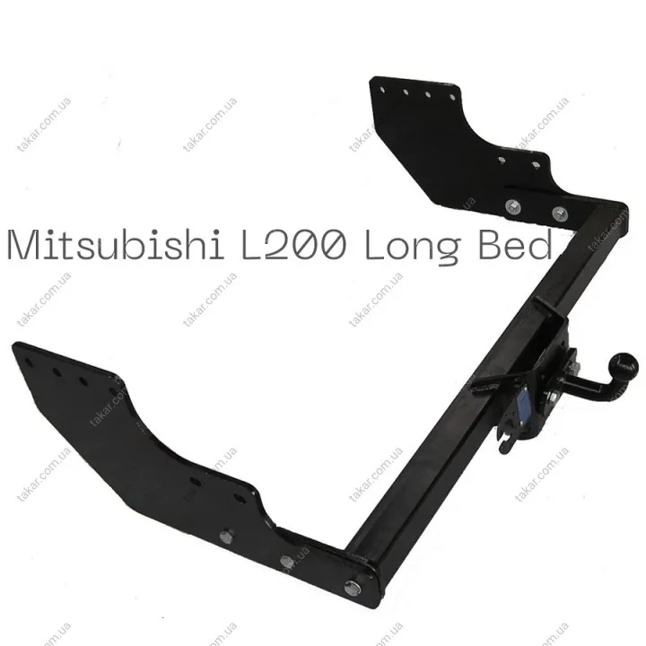 Фаркоп знімний на 2 болти на пластині кований - Mitsubishi L200 Long Bed тип F Autoprostavka 2003-16-2 (фото 1)