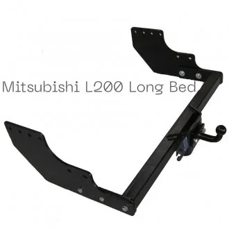 Фаркоп съемный на 2 болта на пластине кованый - Mitsubishi L200 Long Bed тип F Autoprostavka 2003-16-2