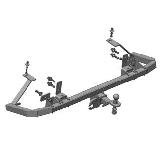 Фаркоп знімний під американський квадрат - Mitsubishi Delica Space Gear 1994-2007 Autoprostavka 2003-17-3