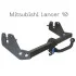 Фаркоп знімний на 2 болти - Mitsubishi Lancer 10 2007-2013 тип C Autoprostavka 2003-24-2 (фото 1)