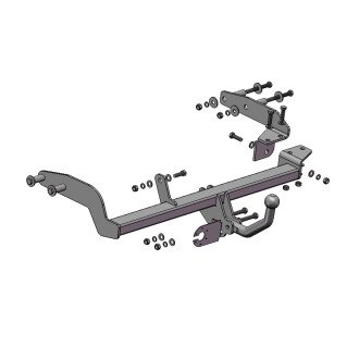 Фаркоп съемный на 2 болта - Mercedes-Benz E-Class W210 1996-2002 Autoprostavka 2011-16-2