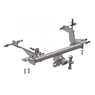 Фаркоп быстросъемный под американский квадрат - Renault Scenic I 1996—1999 тип AB Autoprostavka 2016-59-02