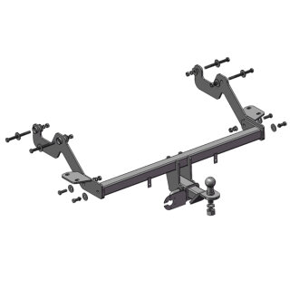 Фаркоп знімний під американський квадрат - Hyundai H-1 L=5035 1996-2007 Autoprostavka 2019-16-1