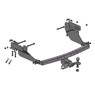 Фаркоп съемный под американский квадрат - Hyundai H-1 2007-2018 Autoprostavka 2019-17-02