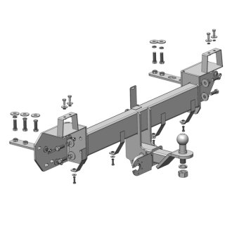 Фаркоп знімний під американський квадрат - Jetour T2 Позашляховик 2024- Autoprostavka 2026-99-3
