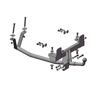 Фаркоп съемный на 2 болта - Opel Omega B Седан 1994-1999 тип C Autoprostavka 2035-42-12